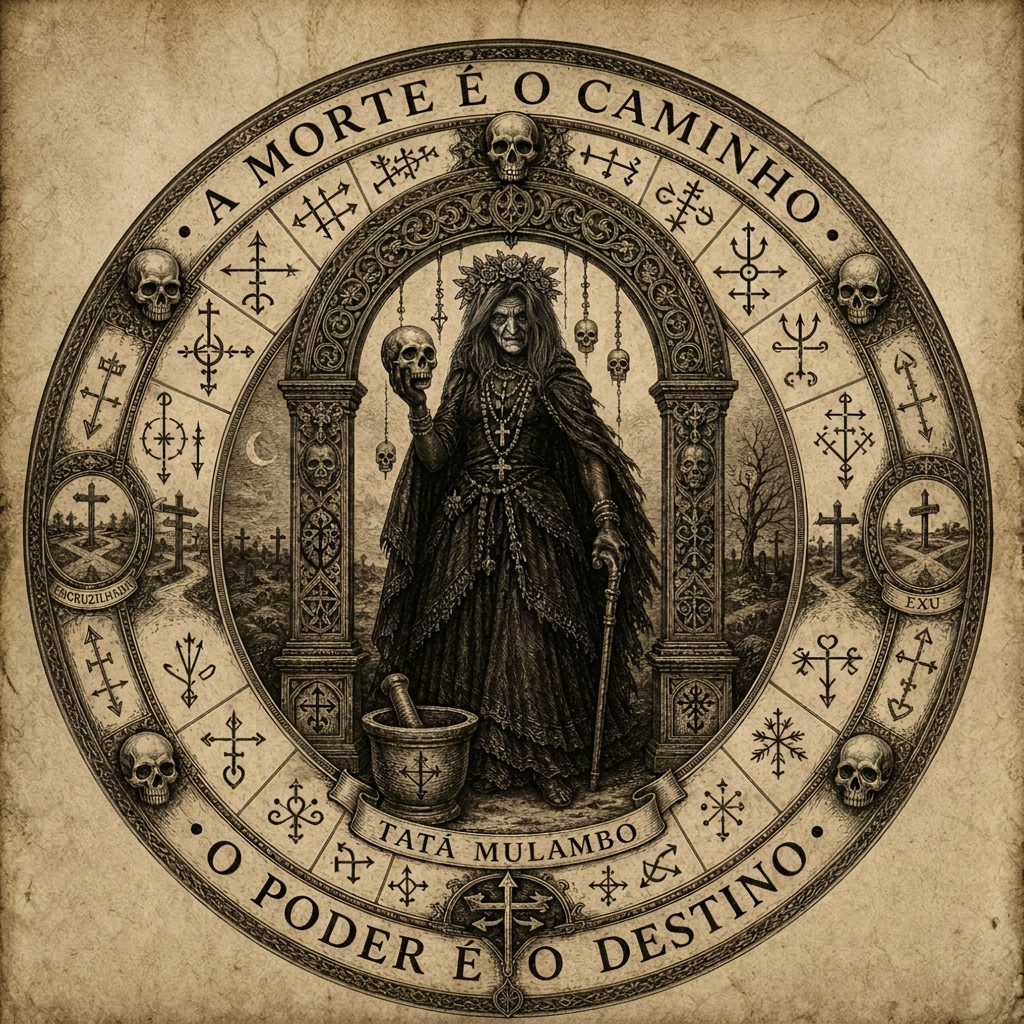 Brasão de Tatá Mulambo — selo ritualístico